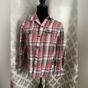 Tilley Pink Plaid Shirt
